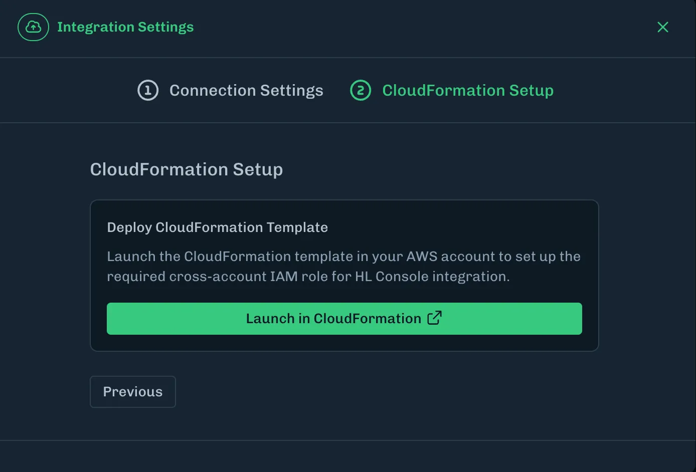 Launch in CloudFormation