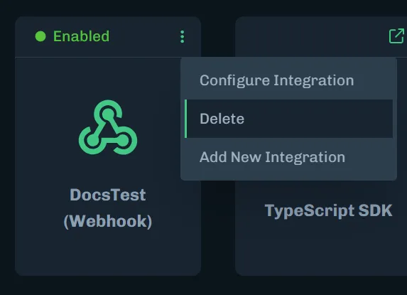 Webhook Header Values